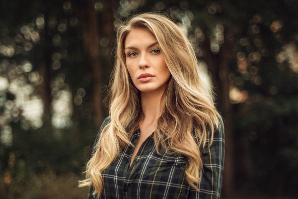 Wallpaper Women Model Blonde Depth Of Field Long Hair Dress