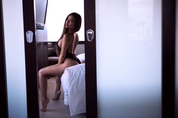 Wallpaper Sports Black Women Model Ass One Piece Swimsuit