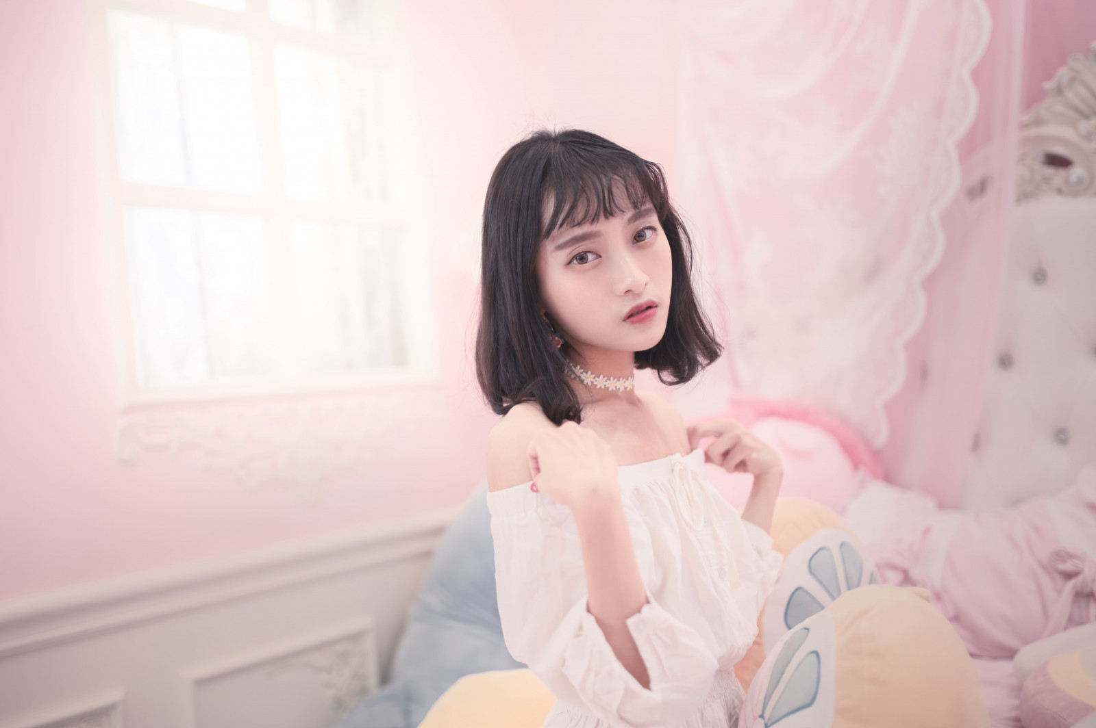 소녀, 섹시한, 여자