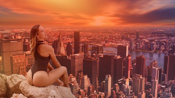 america,background,buildings,city,desktop,girl
