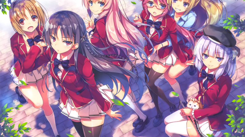 Anime,colegio,chicas