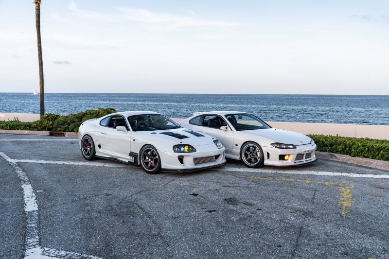 Nhựa đường,Aventador SVJ,bờ biển,đen,màu xanh da trời,BMW