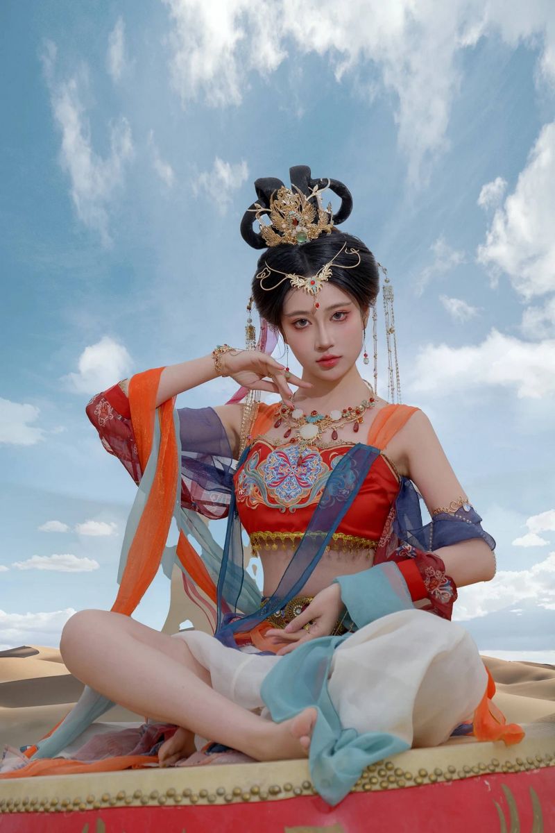 antasy,ørken,bånd,kvinne