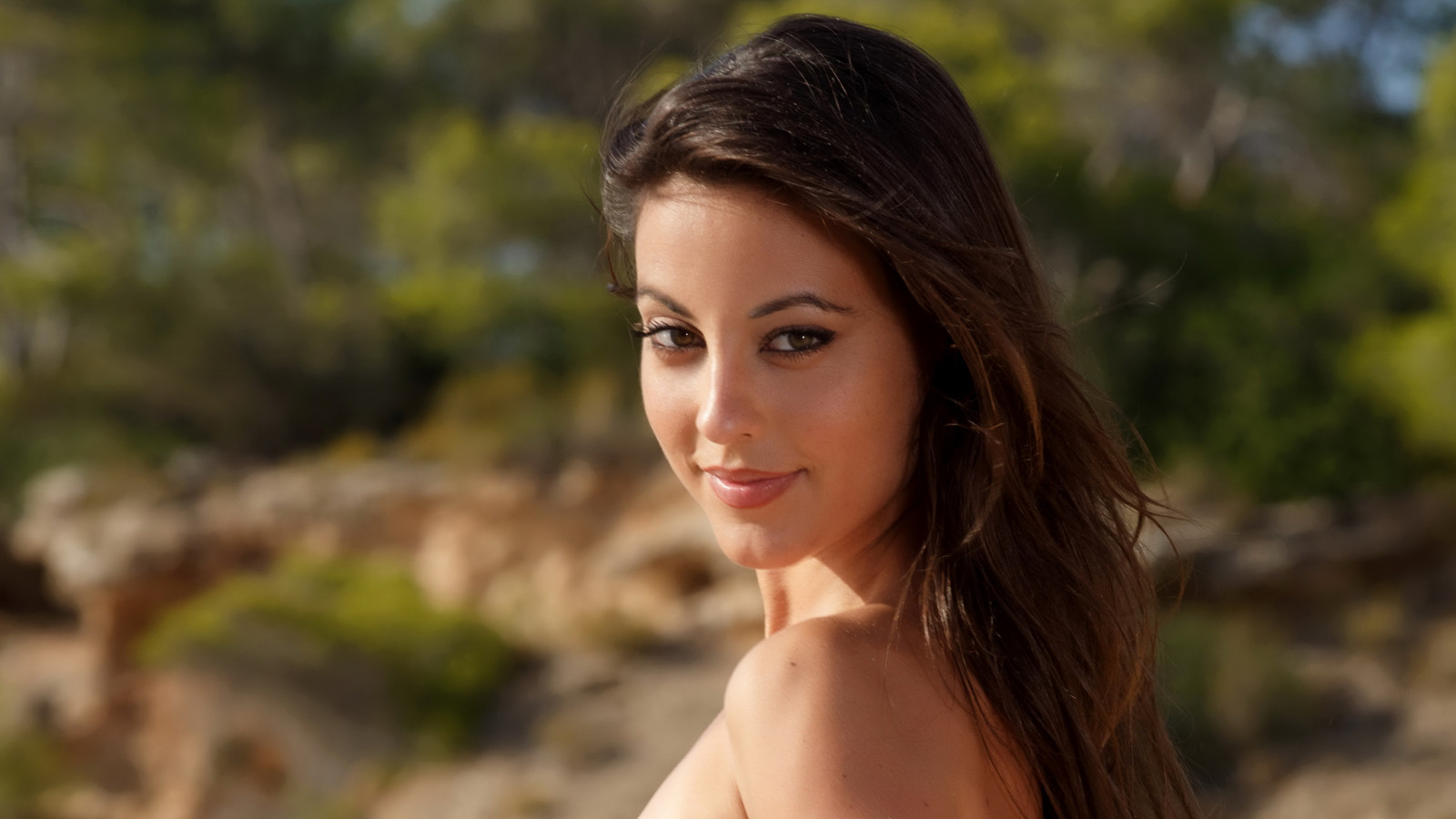 woman, face