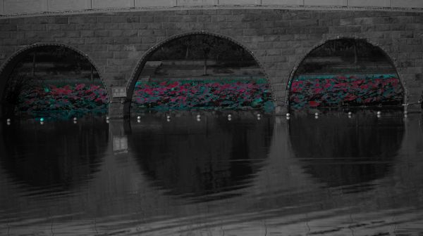 natural,grey,body of water,watercourse,atmospheric phenomenon,bridge
