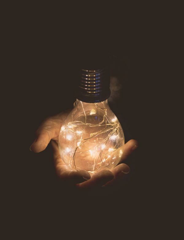 ART,bulb,light,fairy,fairylights,hand