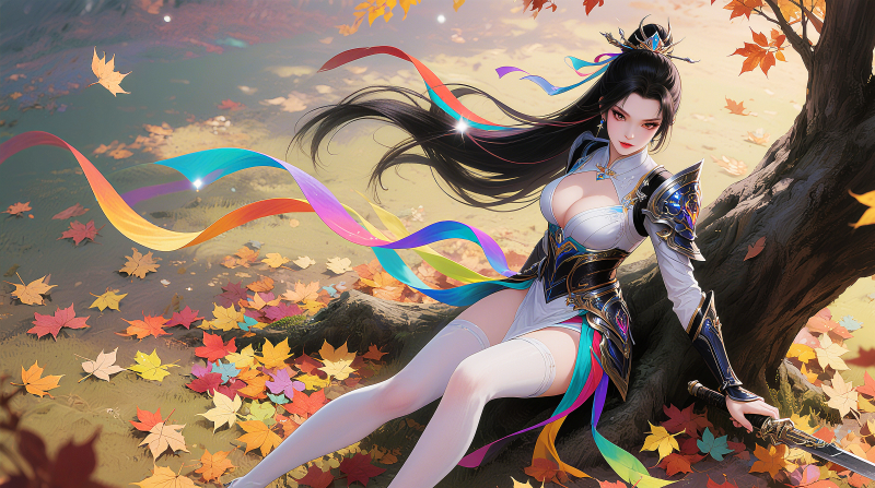 Девушка,Осень