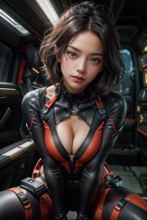 bodysuit,futuristic,legs,red,sexy,woman