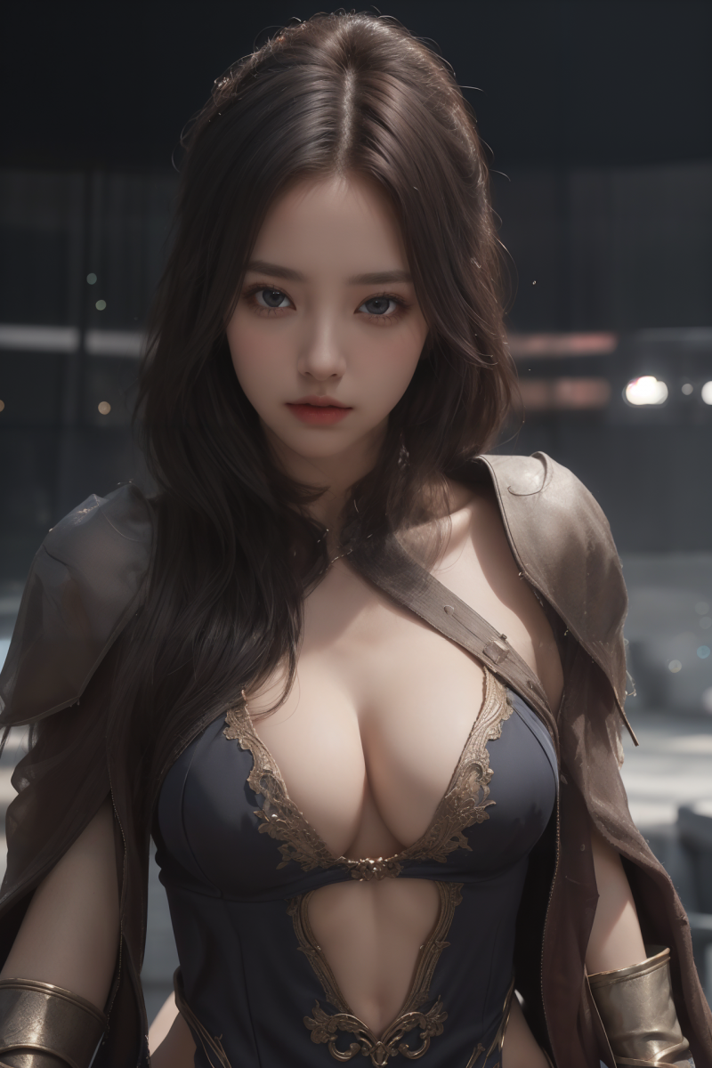AIGC,bellissimo,seni,sfaldamento,cosplay,female warrior