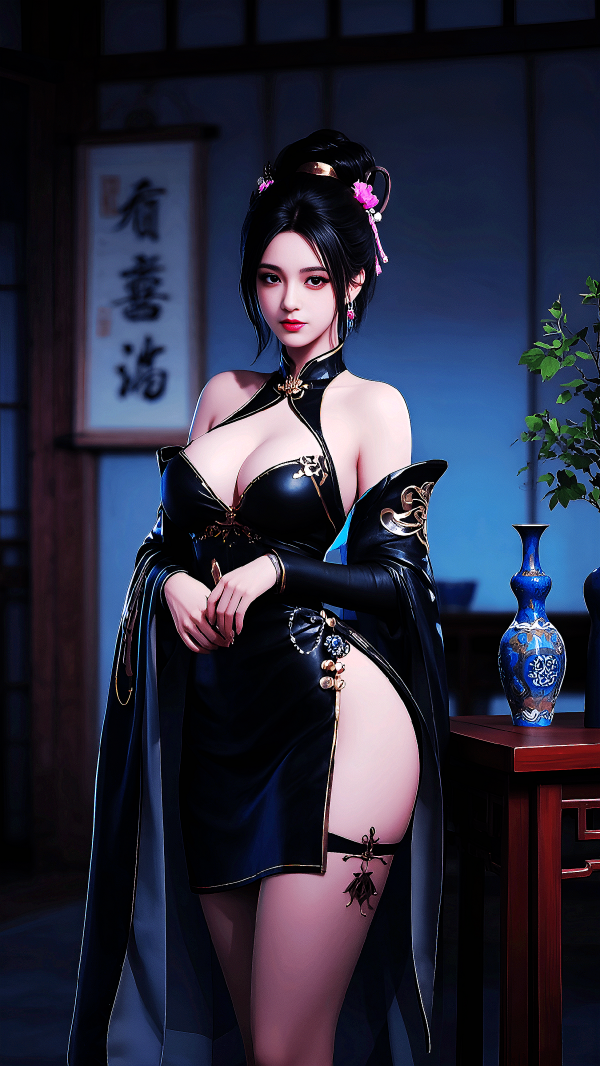 girl,woman,sexy,ai,CG,black