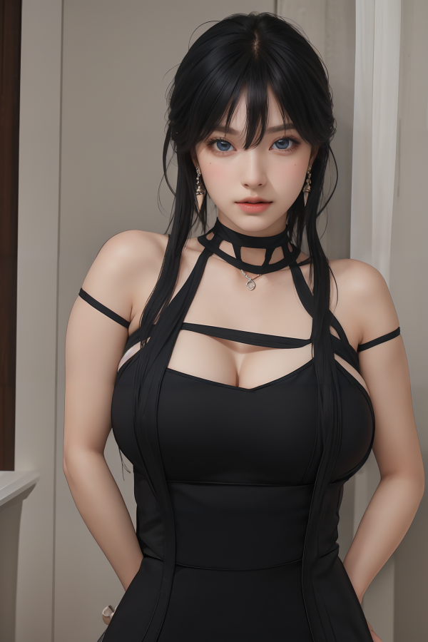 AIGC, anime girls, beautiful, cosplay, breasts, cleavage