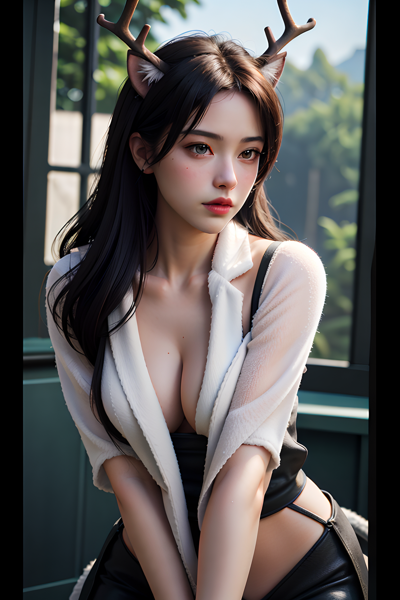 boobs, headgear, rabbit, sexy, woman