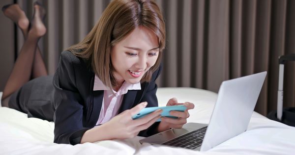 business woman,酒店