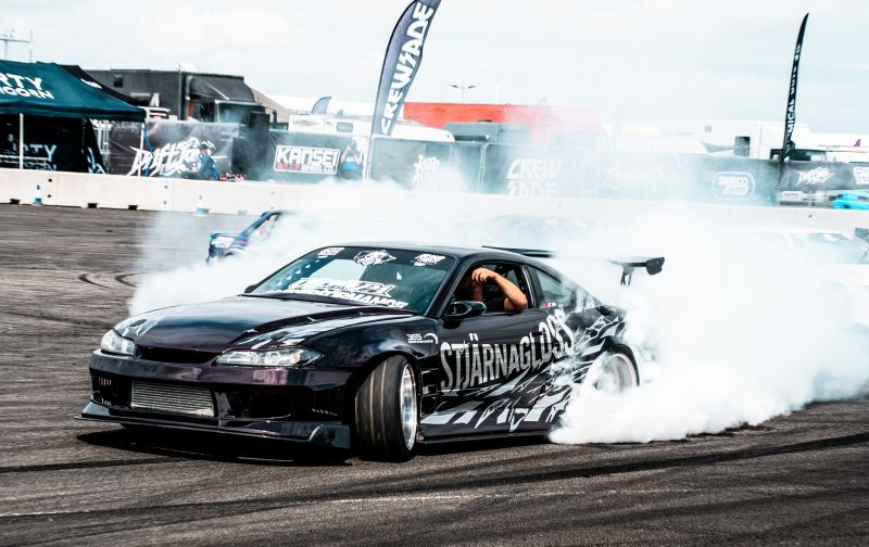 akce,Aprilia,modrý,BMW,soutěž,Drifting