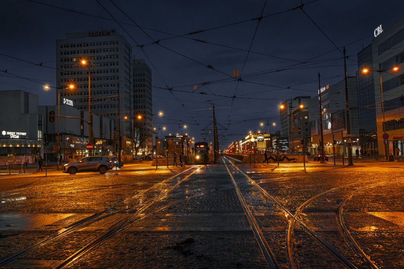 die Architektur,Blue hour,blauer Himmel,Verschwommener Hintergrund,Bokeh,brick building