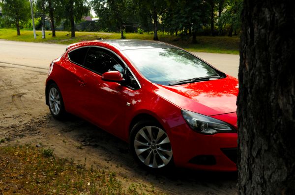 car,coupe,GTC,Opel,red