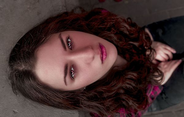 œil,visage,femme
