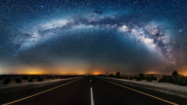 road,astronomy,Milky Way,nature