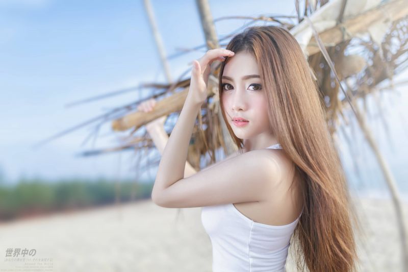 asijský, bikiny, roztomilý, ženský, dívka, model asijský, bikiny, roztomilý, ženský, dívka, model