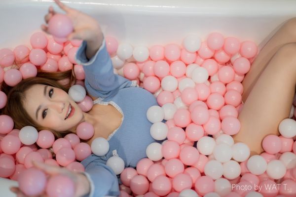 asiatisk,dame,modell,Person,fotografering,bakgrunns