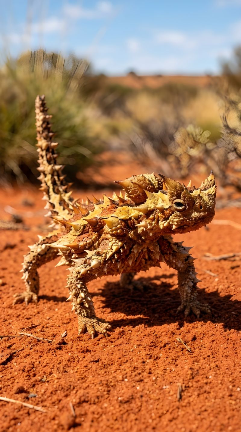 zvíře,suchý,Austrálie,zavřít,stvoření,poušť