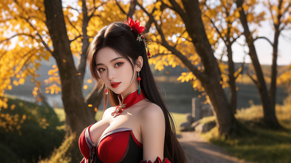 girl,woman,ai,sexy,autumn