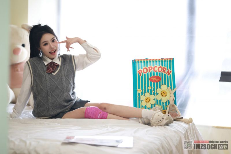 asijský,postel,ložnice,kočičí uši,dřeváky,roztomilý