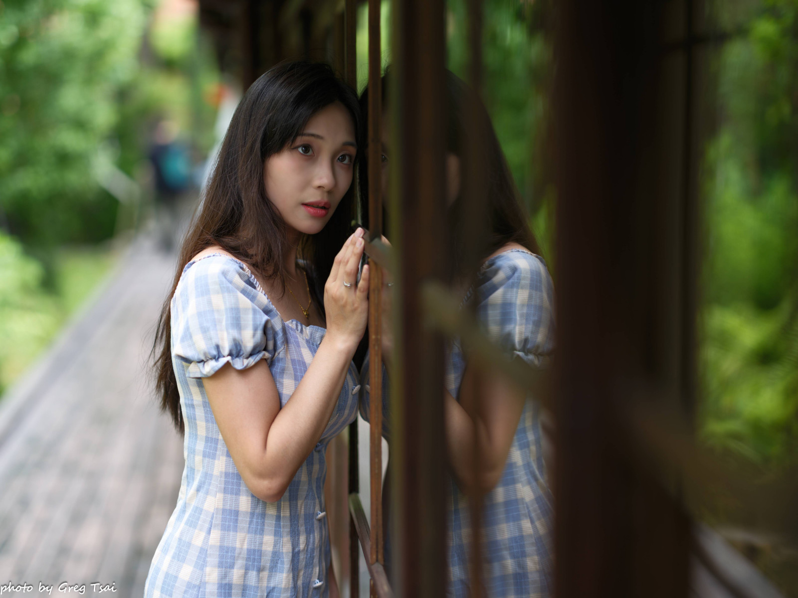 asiatique, fille, femme