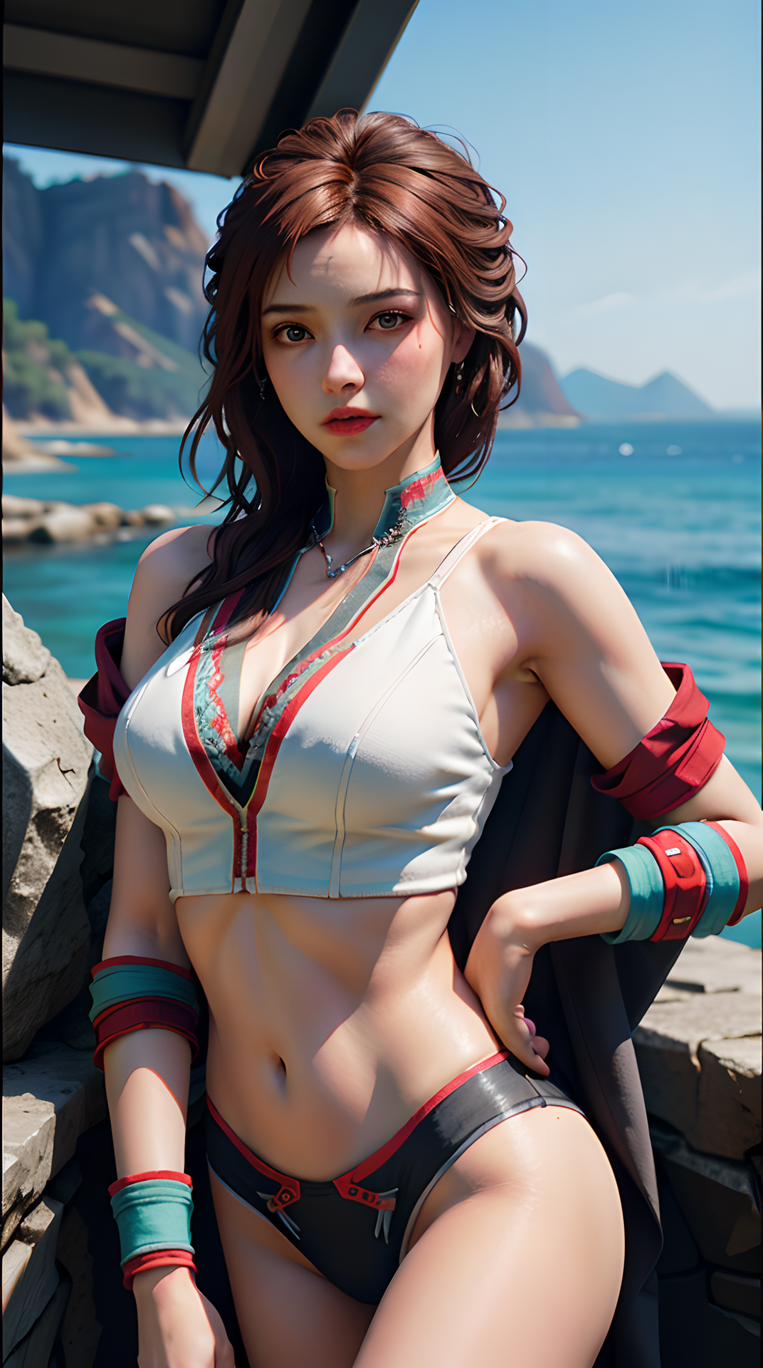 tissit, cosplay, tyttö, Horizon Zero Dawn, seksikäs, nainen