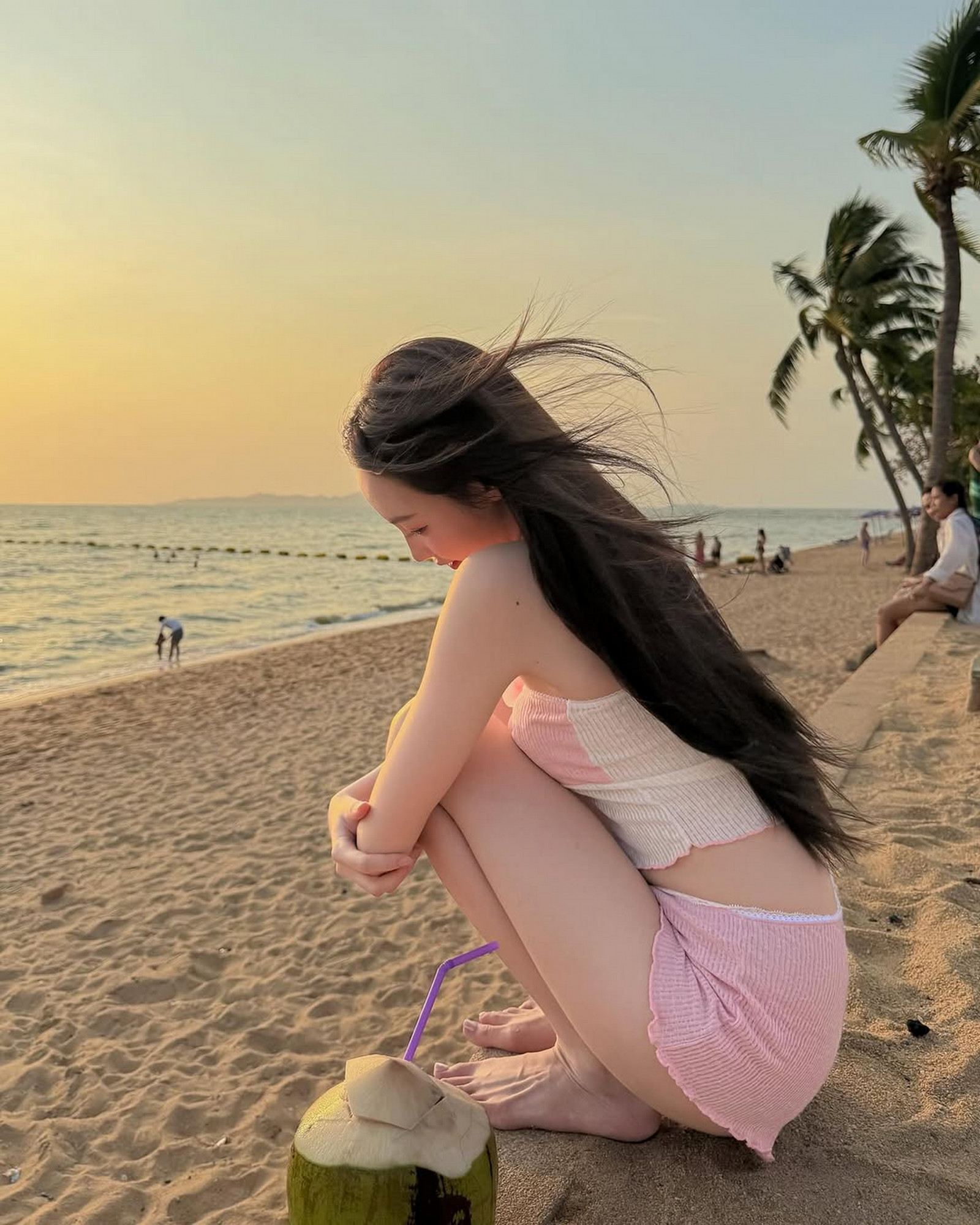 papel pintado, 4k, asiático, sexy, niña, tailandés, Corea, China, linda, mujer, modelo, Persona