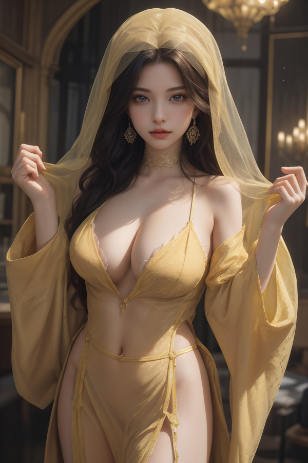 AIGC,beautiful,breasts,cleavage,cosplay,girl