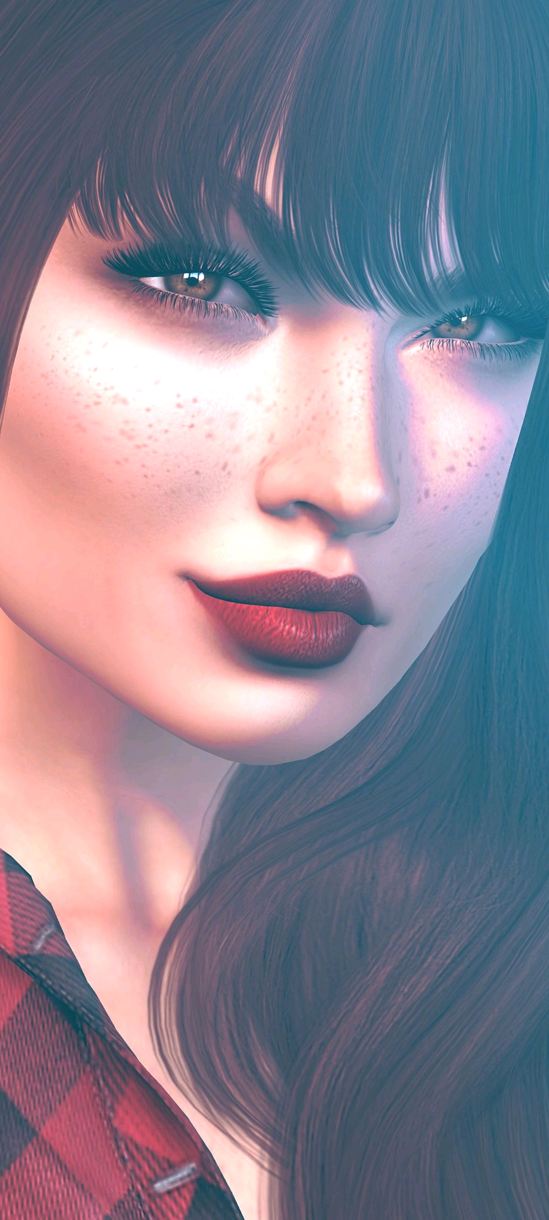 øje, ansigt, kvinde