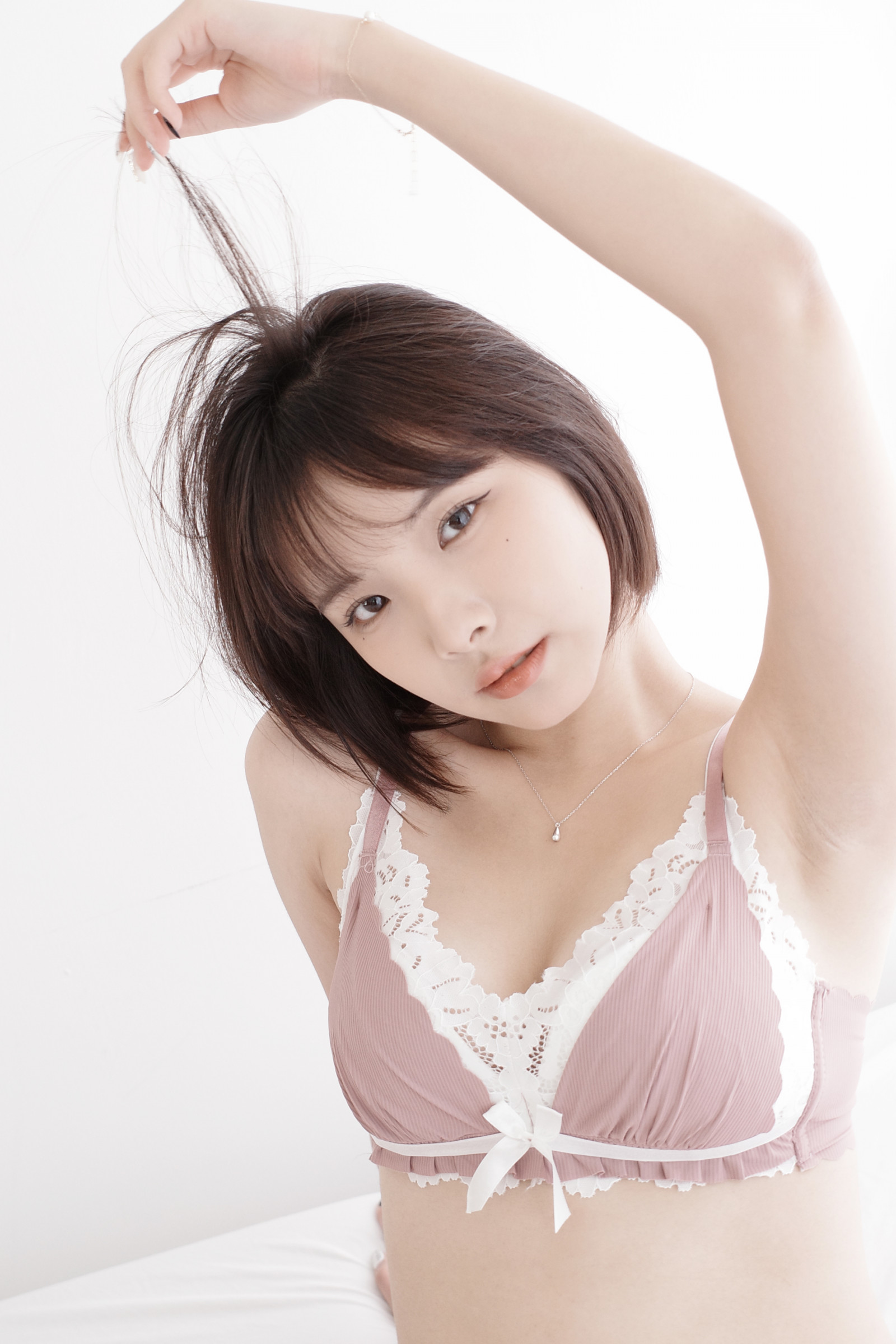 söt, modell, Person