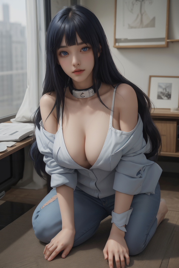naruto,AIGC,girl,hinata,Hyuga,sweet