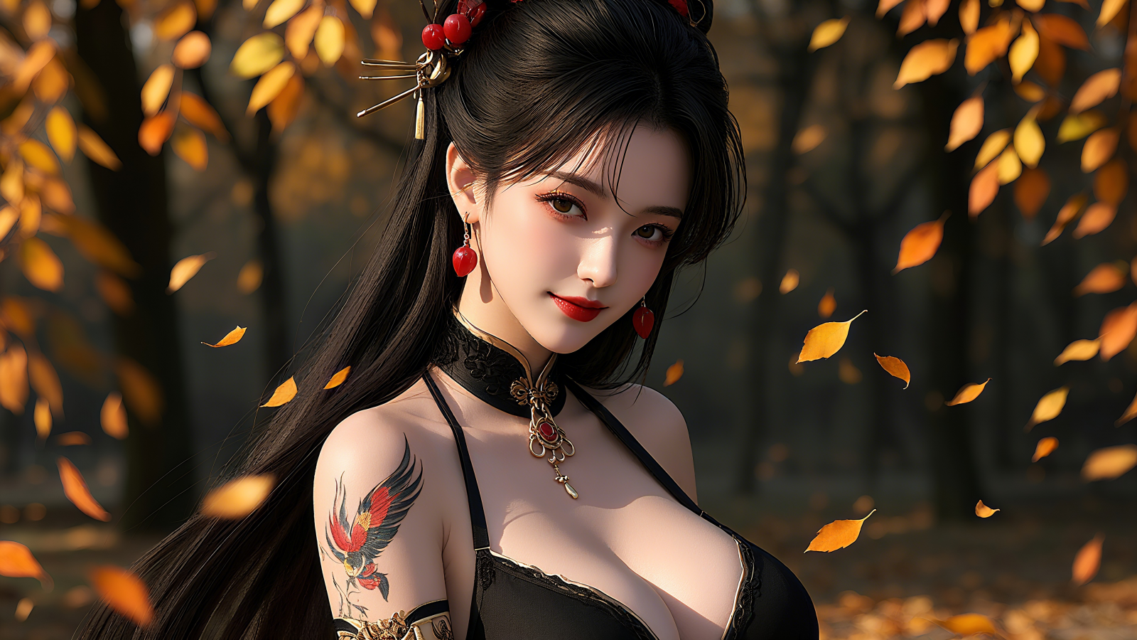 con gái, đàn bà, AI CG, Sexy, hình nền