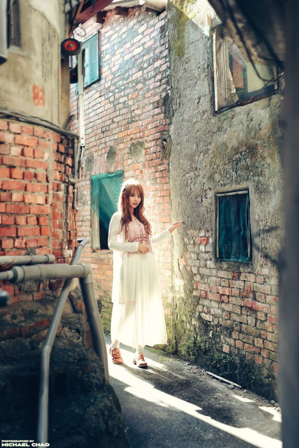 roztomilý,model,žena