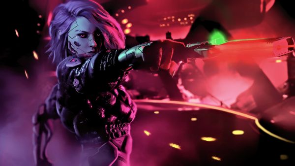 Cyberpunk,art numérique,futuriste,science fiction,fond d'écran