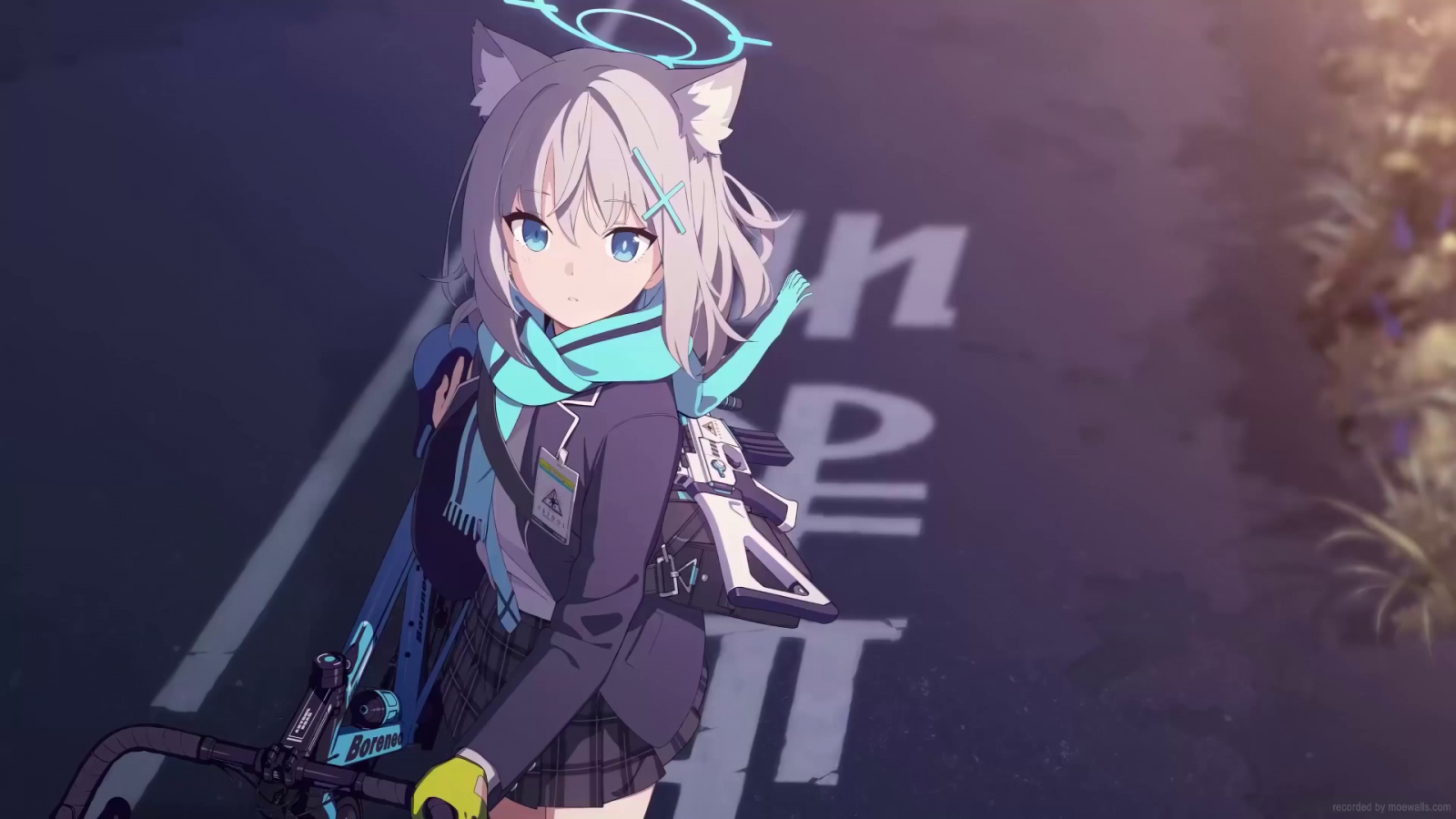 аниме, красив, момиче