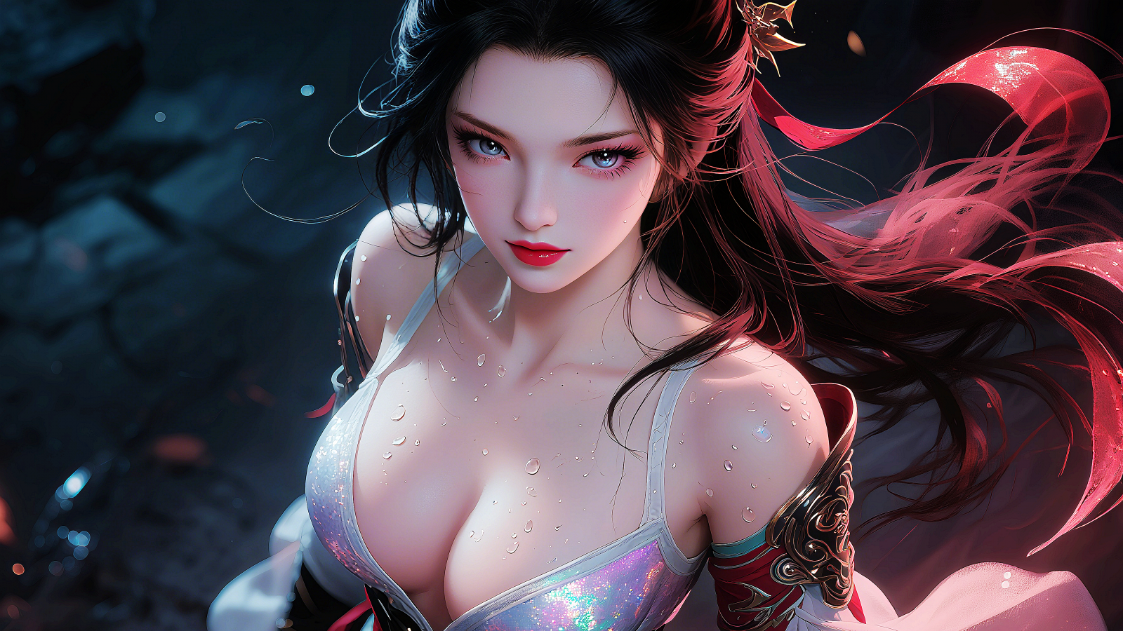 menina, mulher, Sexy