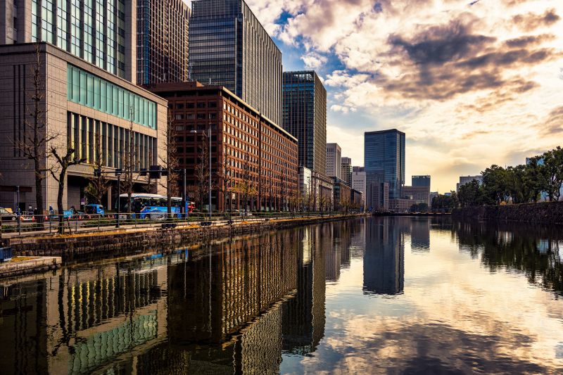 panoráma města,vysoký kontrast,Itálie,Japonsko,Japonská zahrada,Khiva
