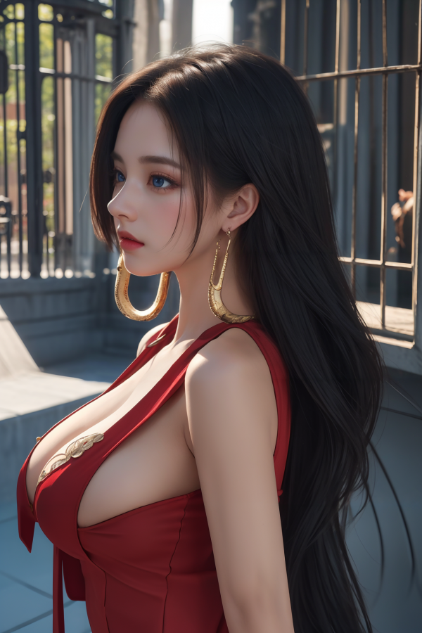 AIGC, beautiful, BoA, breasts, cleavage, cosplay