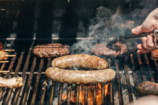 linguica,hamburger,grelha,fumaca,alepdias