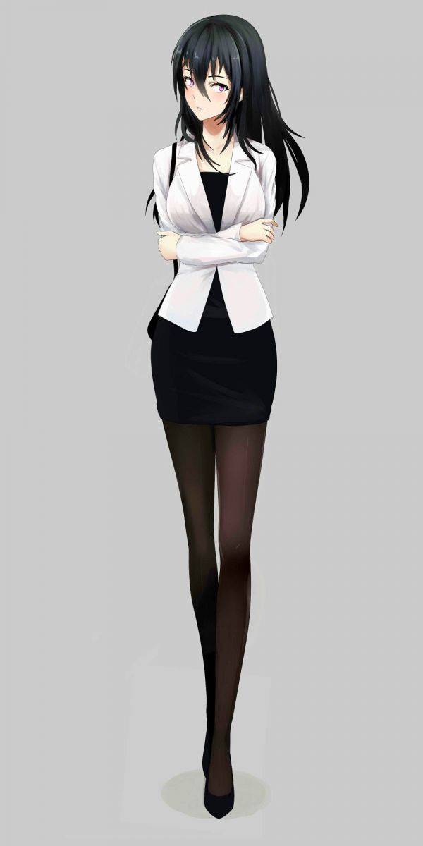 kancelář,anime,dívka