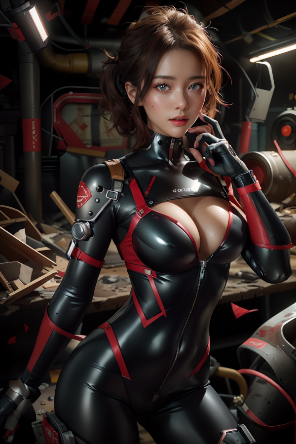 bodysuit,futuristic,legs,red,sexy,woman