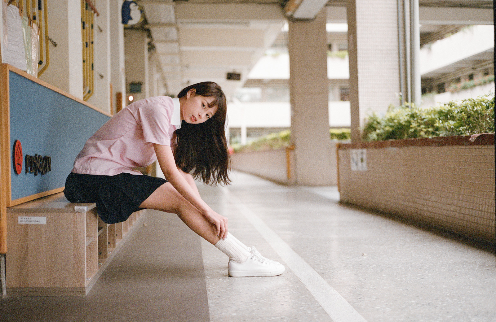 aranyos, modell, nő