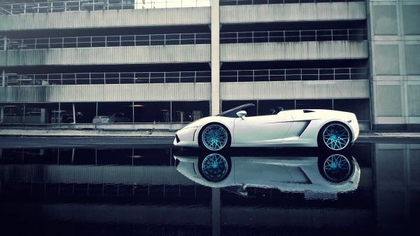 car,Lamborghini,reflection,wallpaper