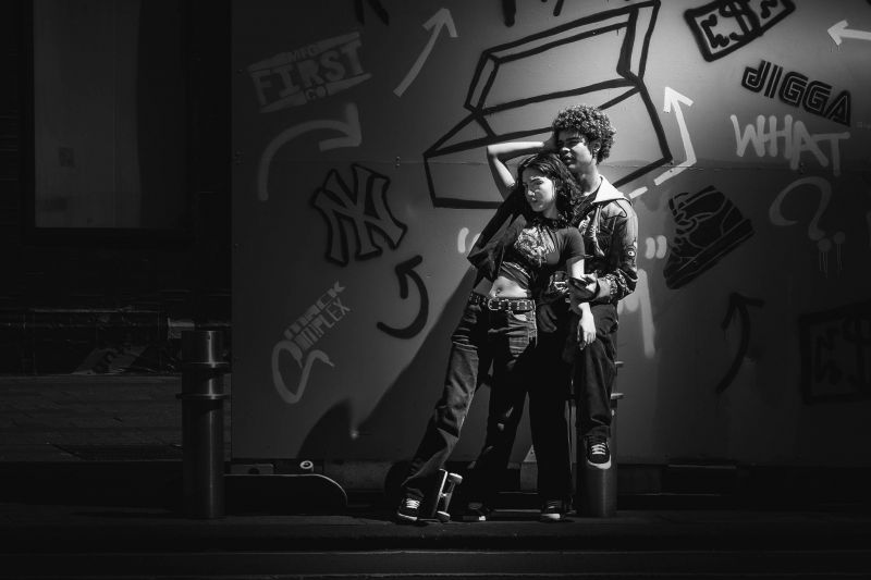 architektura, asijský, atmosféra, podzim, sáčky, Včela