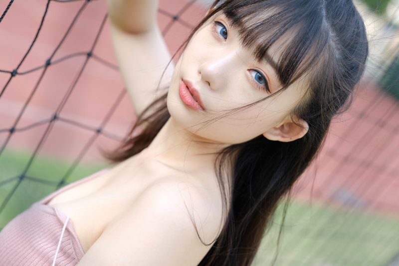 หญ้า,จอด,นั่ง,ต้นไม้,ผู้หญิง