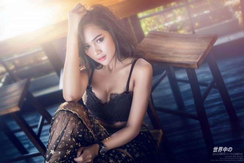 ázijský,dievča,nahý,sexy,Žena,nálada