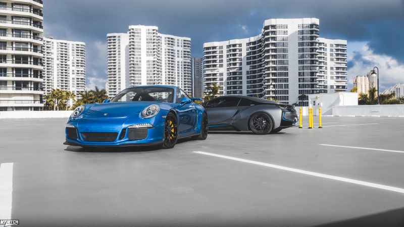 ยางมะตอย, Aventador SVJ, ชายหาด, ดำ, สีน้ำเงิน, BMW